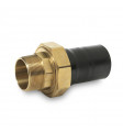 PE/BRASS MALE THREADED UNION
