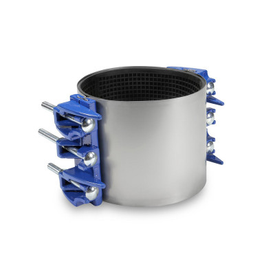 DOUBLE BAND REPAIR CLAMP  WITH EIGHT BOLTS