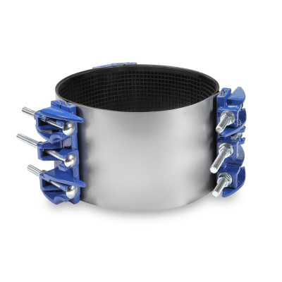 COLLAR DE REPARACIÓN CON TRES PIEZAS CON OCHO TIRANTES