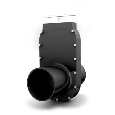 ONE-WAY IN-LINE MOUNTED KNIFE GATE VALVE