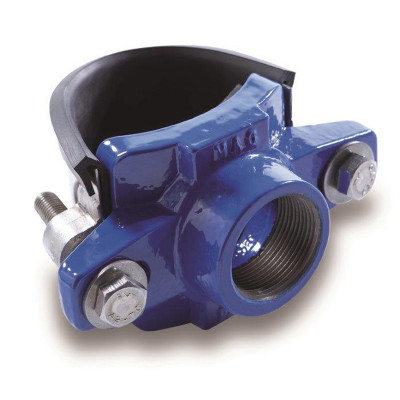 SIMPLE TAPPING SADDLE (PE/PVC, STEEL, CAST IRON, CEMENT PIPELI